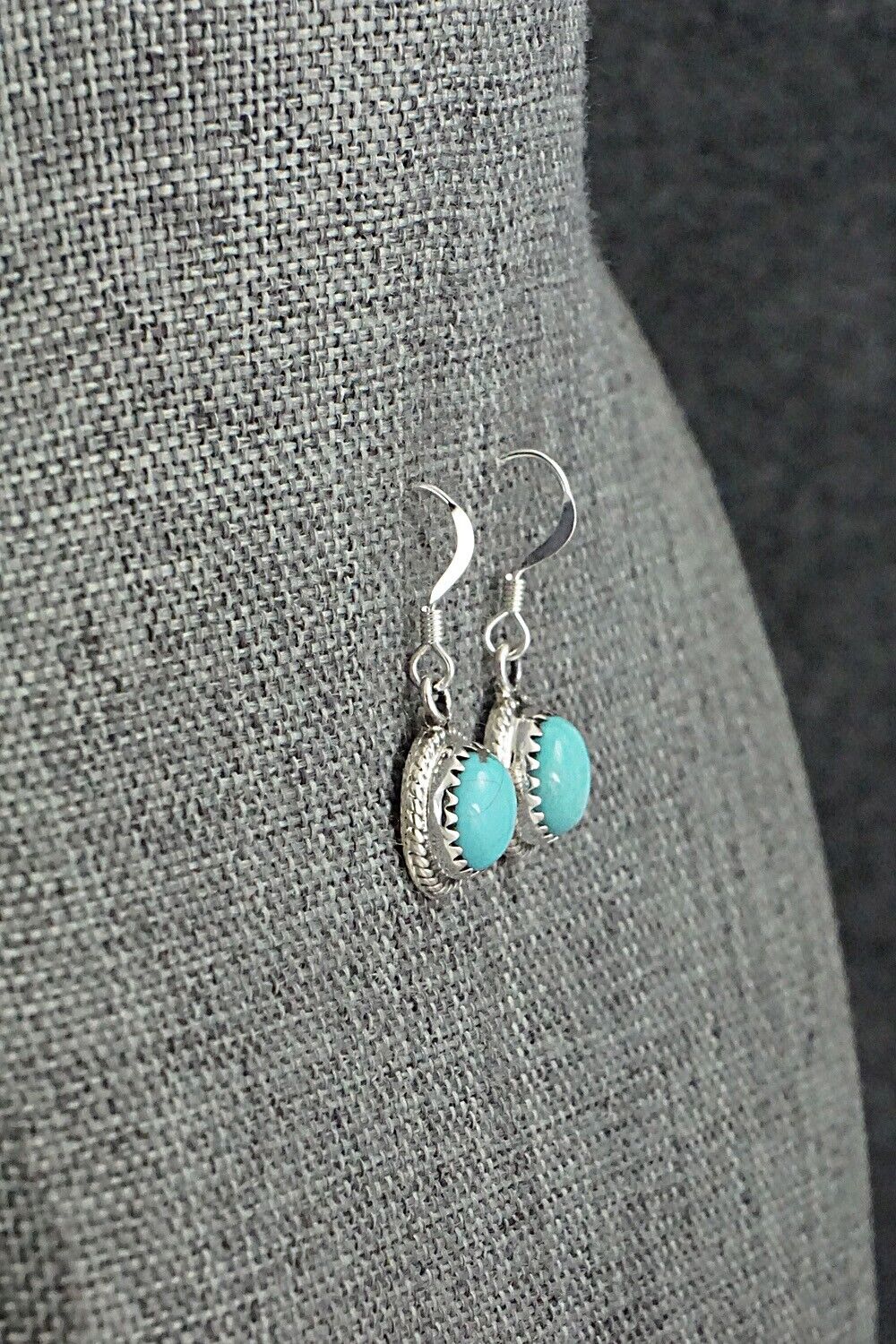 Turquoise & Sterling Silver Earrings - Sharon McCarthy