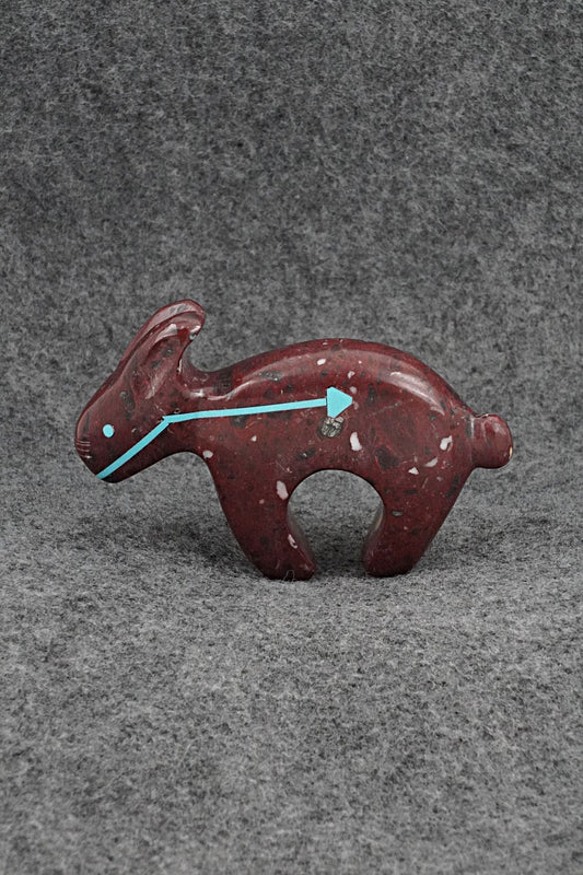 Rabbit Zuni Fetish Carving - Kenric Laiwakete