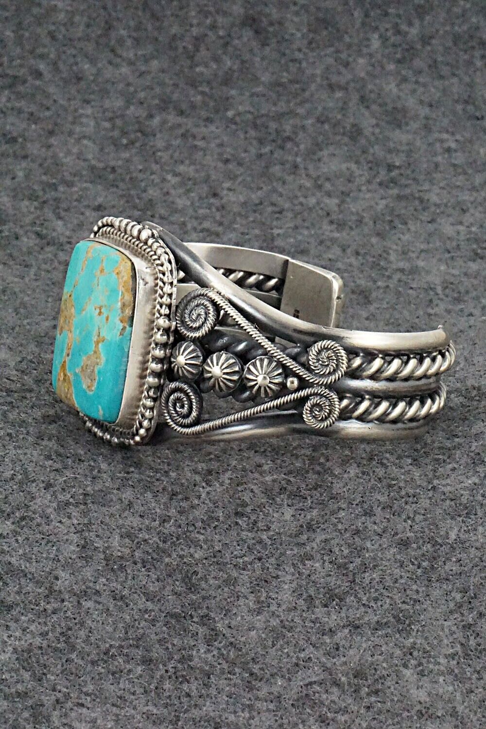 Turquoise & Sterling Silver Bracelet - Michael Calladitto