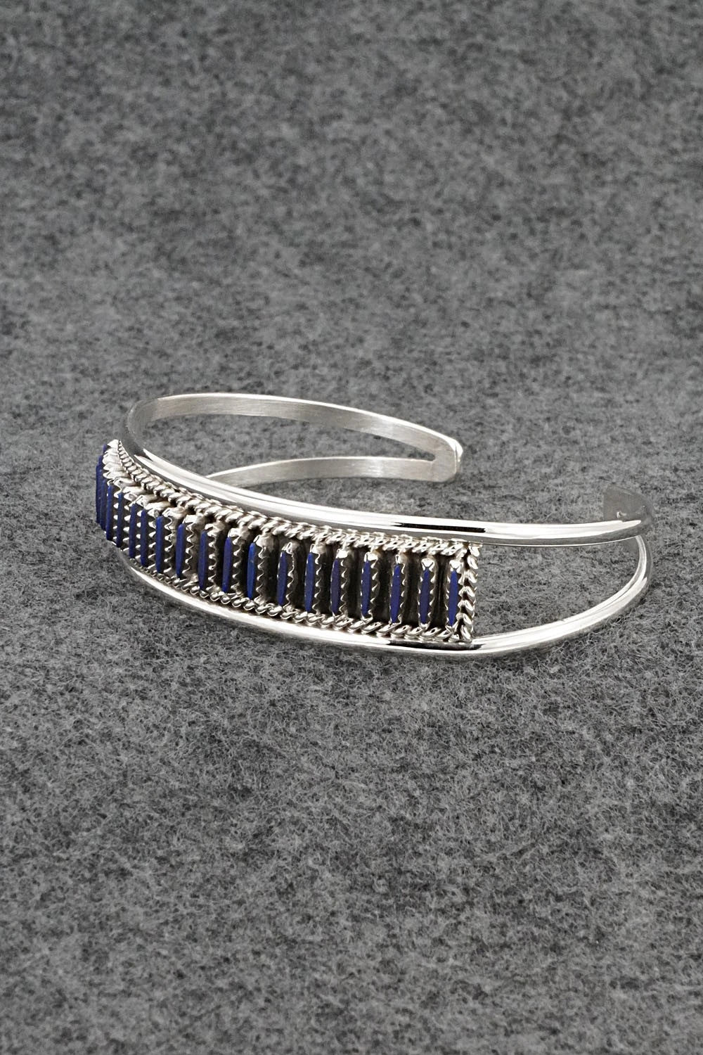 Lapis & Sterling Silver Bracelet - Roland Francisco