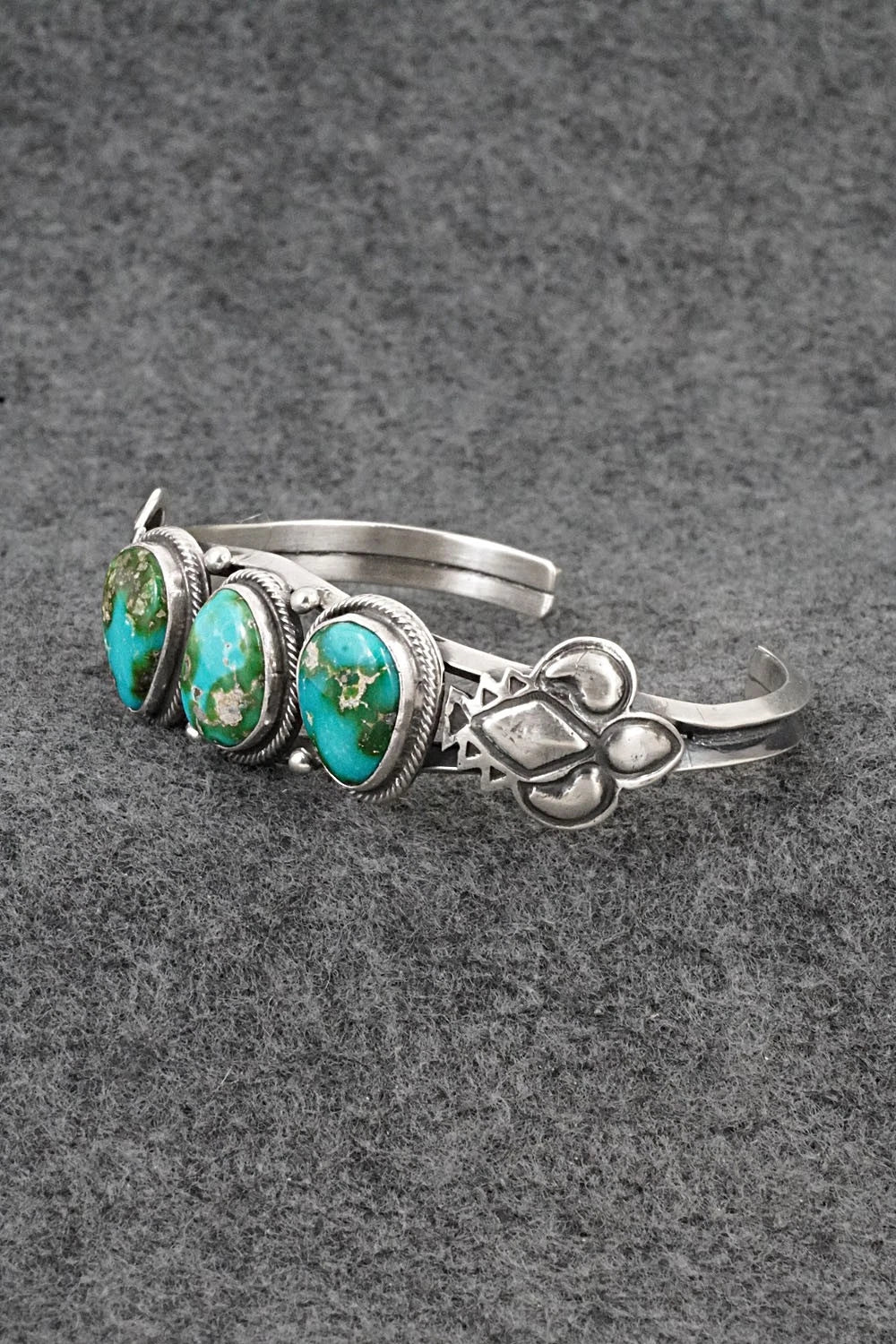 Turquoise & Sterling Silver Bracelet - Sharon McCarthy