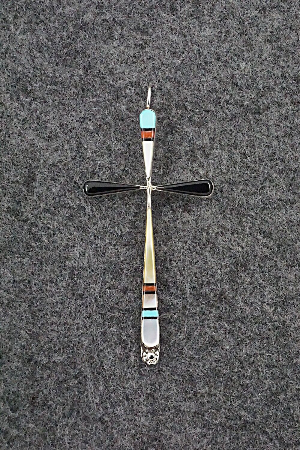 Multi-Stone & Sterling Silver Pendant - Sylvester Noche