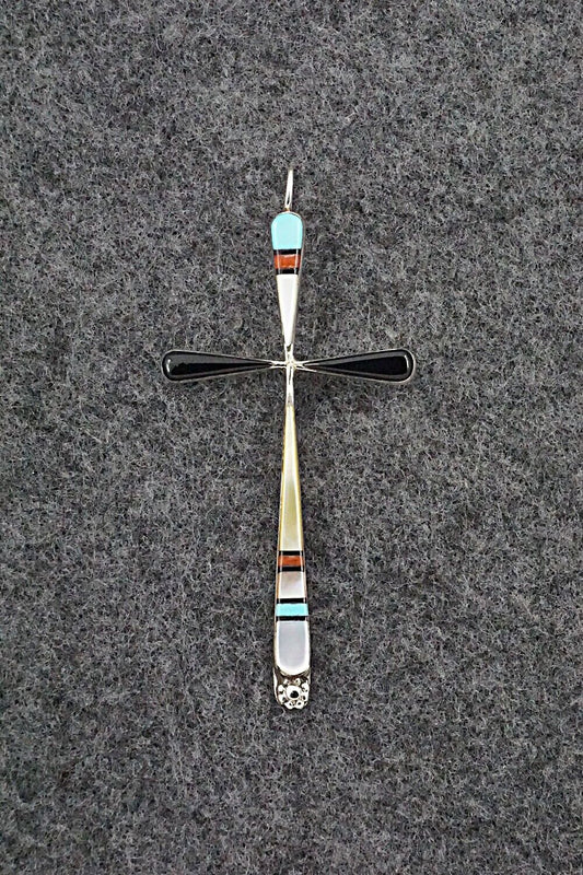 Multi-Stone & Sterling Silver Pendant - Sylvester Noche