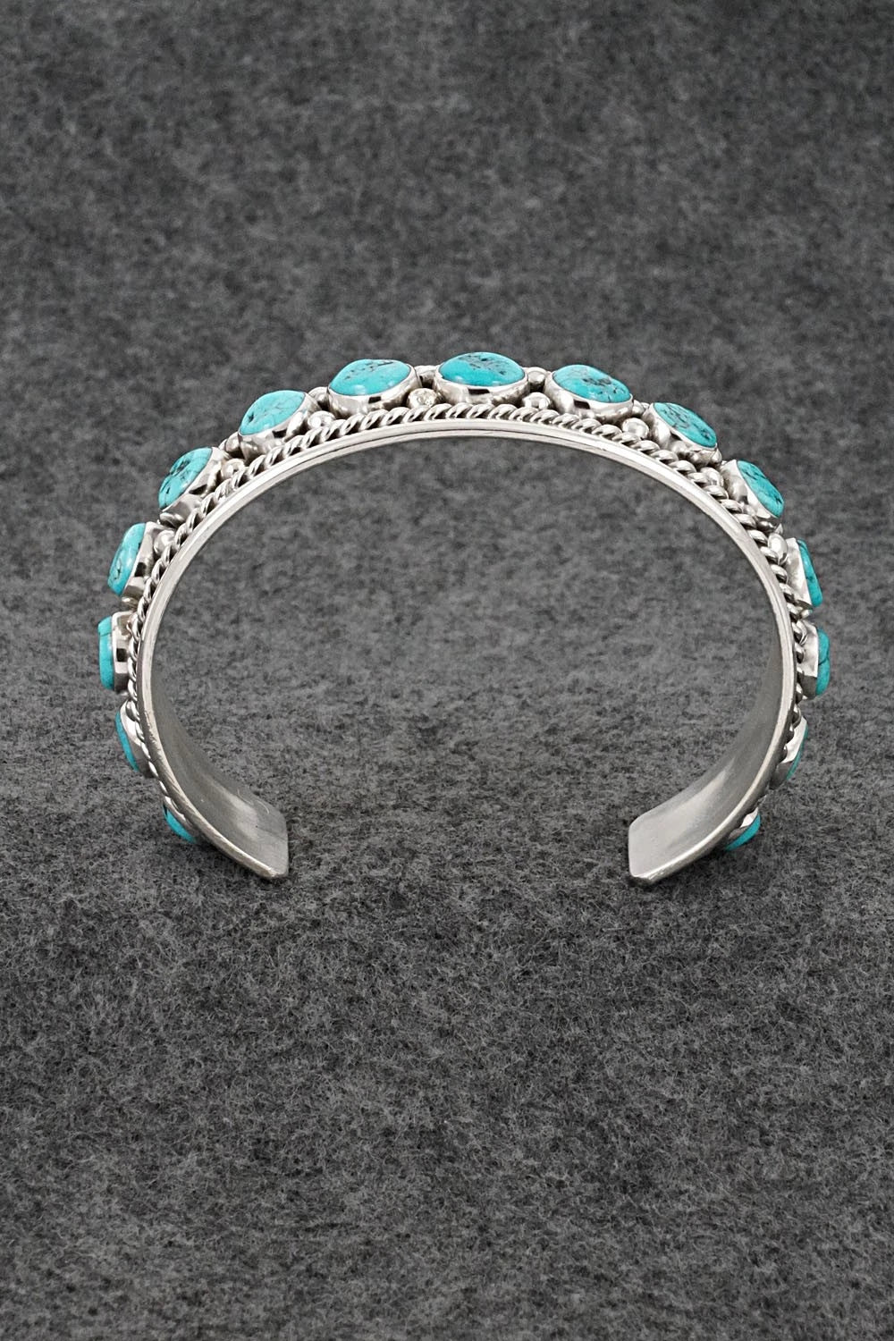 Turquoise & Sterling Silver Bracelet - Chester Charley