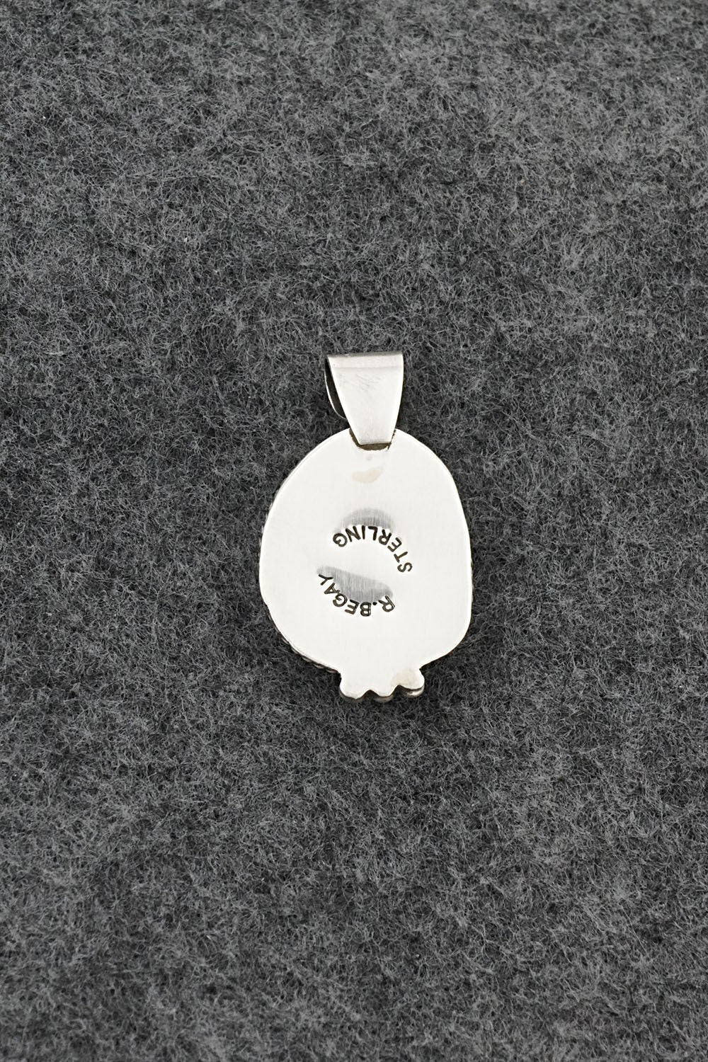 Turquoise & Sterling Silver Pendant - Rena Begay