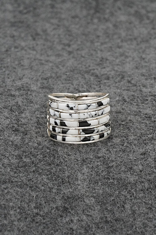 White Buffalo & Sterling Silver Ring - Jamie Johnson - Size 10