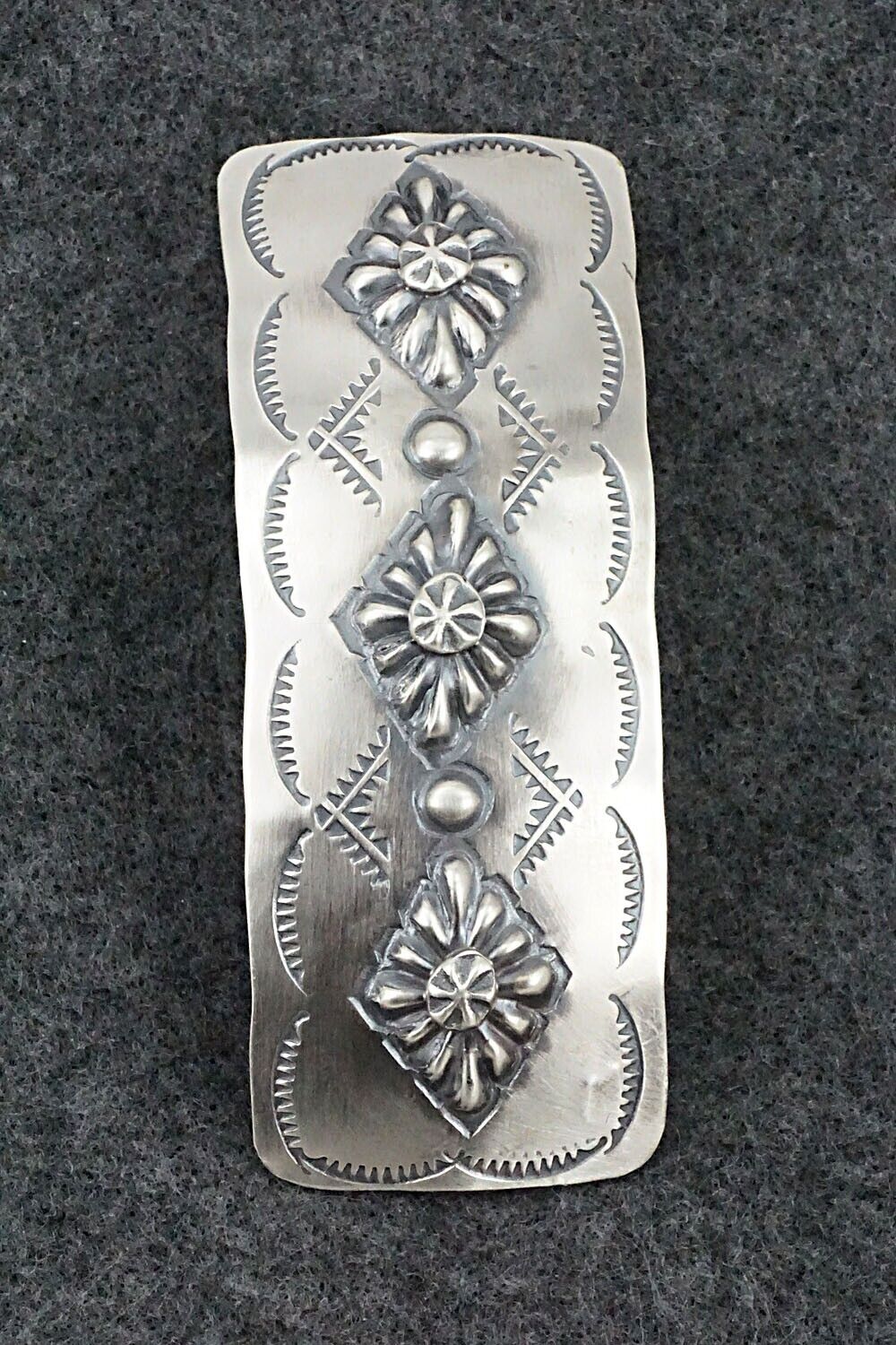 Sterling Silver Hair Barrette - Tim Yazzie