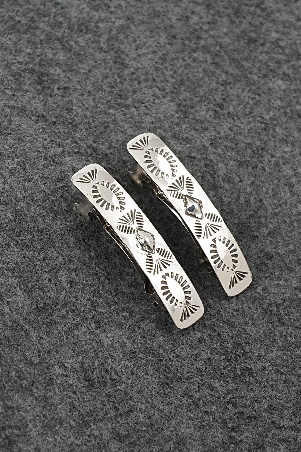 Sterling Silver Barrettes - Bertha Begay