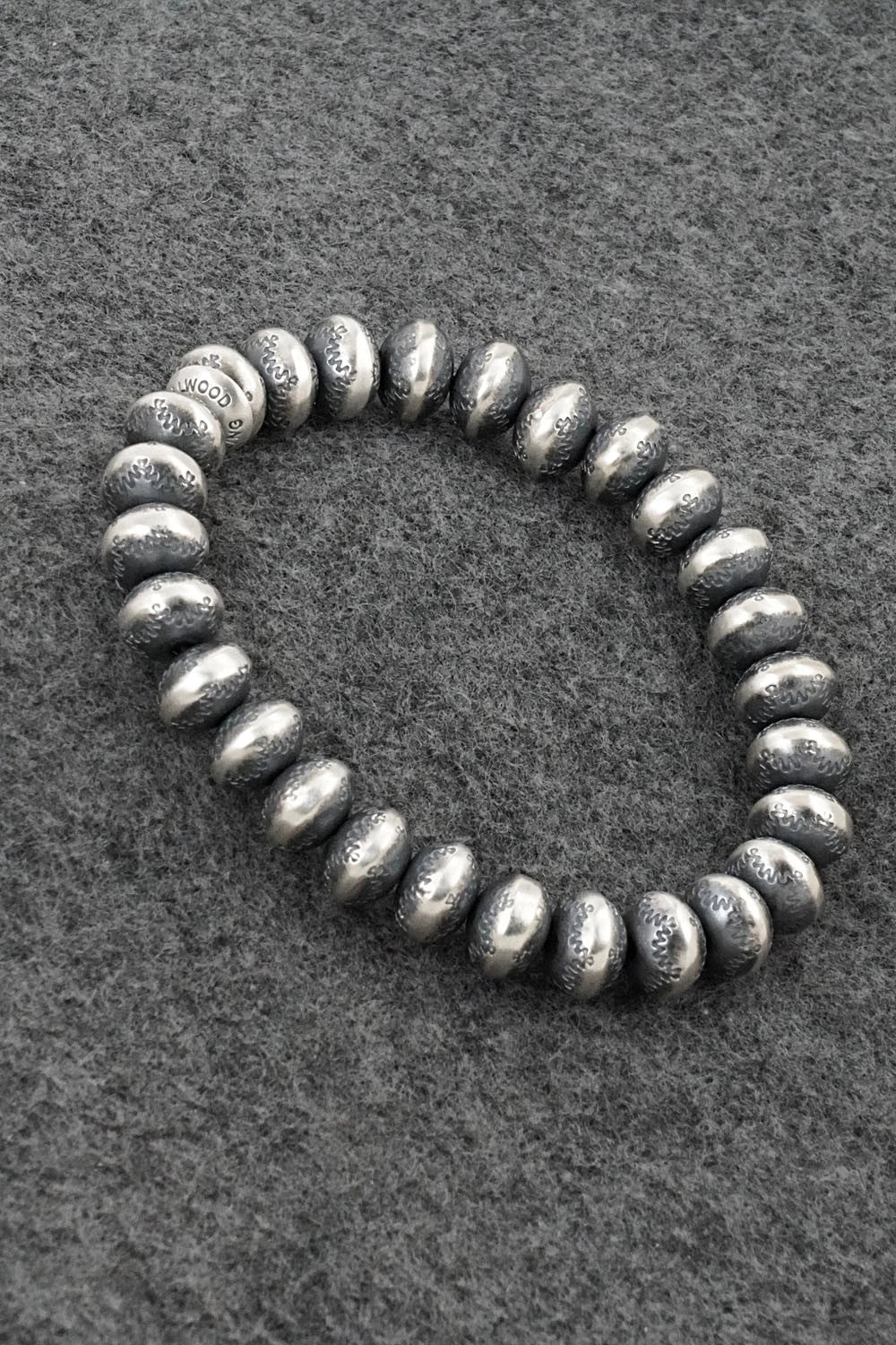 Sterling Silver Navajo Pearl Bracelet - Bryannen Halwood