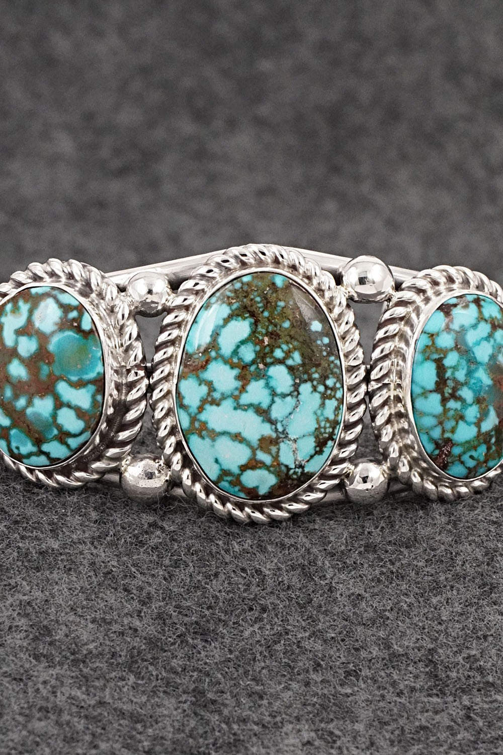 Turquoise & Sterling Silver Bracelet - Anthony Brown