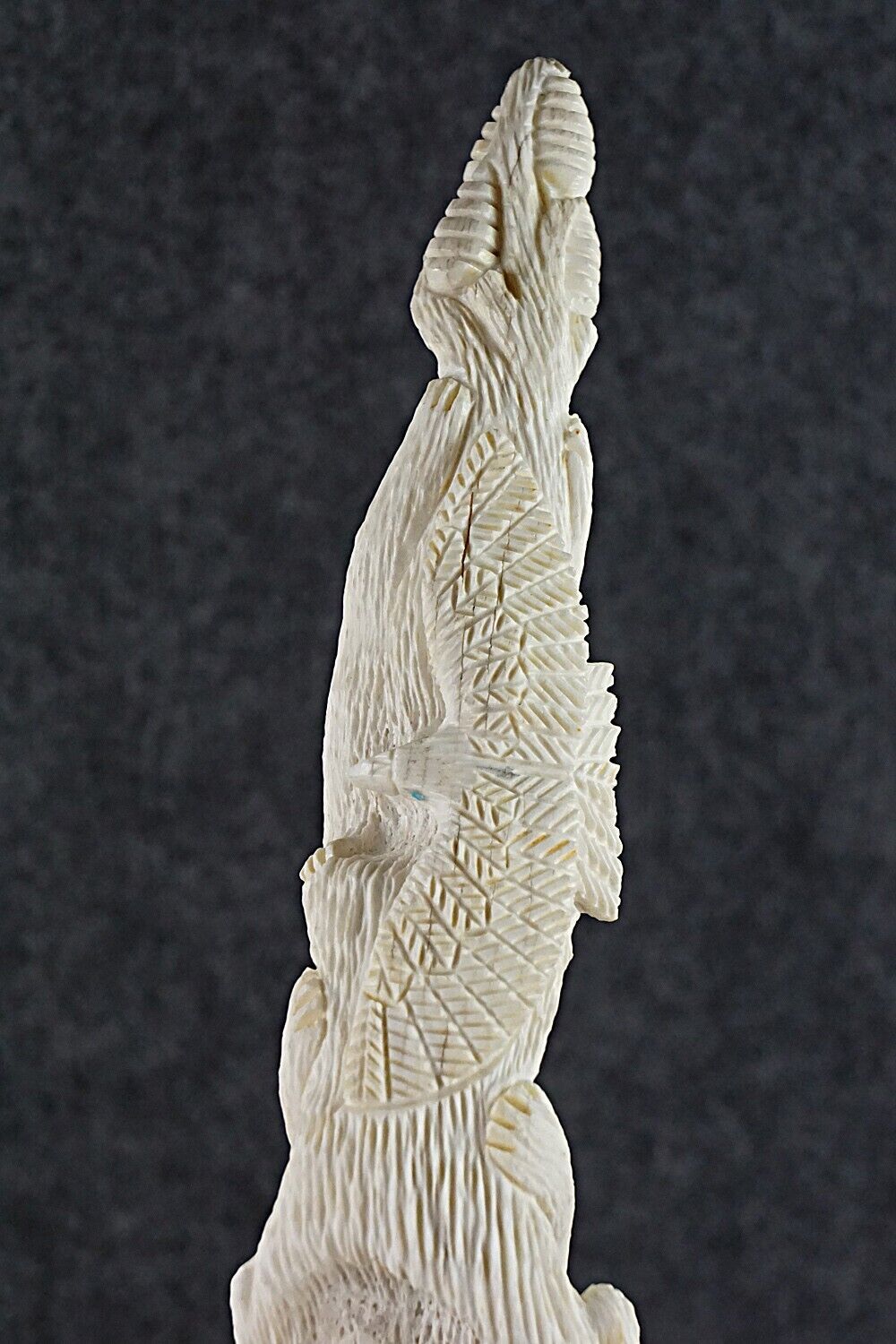 Bears & Eagles Zuni Fetish Carving - Destry Siutza