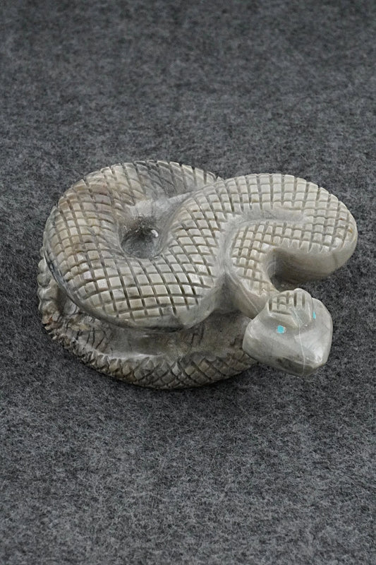 Rattlesnake Zuni Fetish Carving - Paulette & Farlan Quam