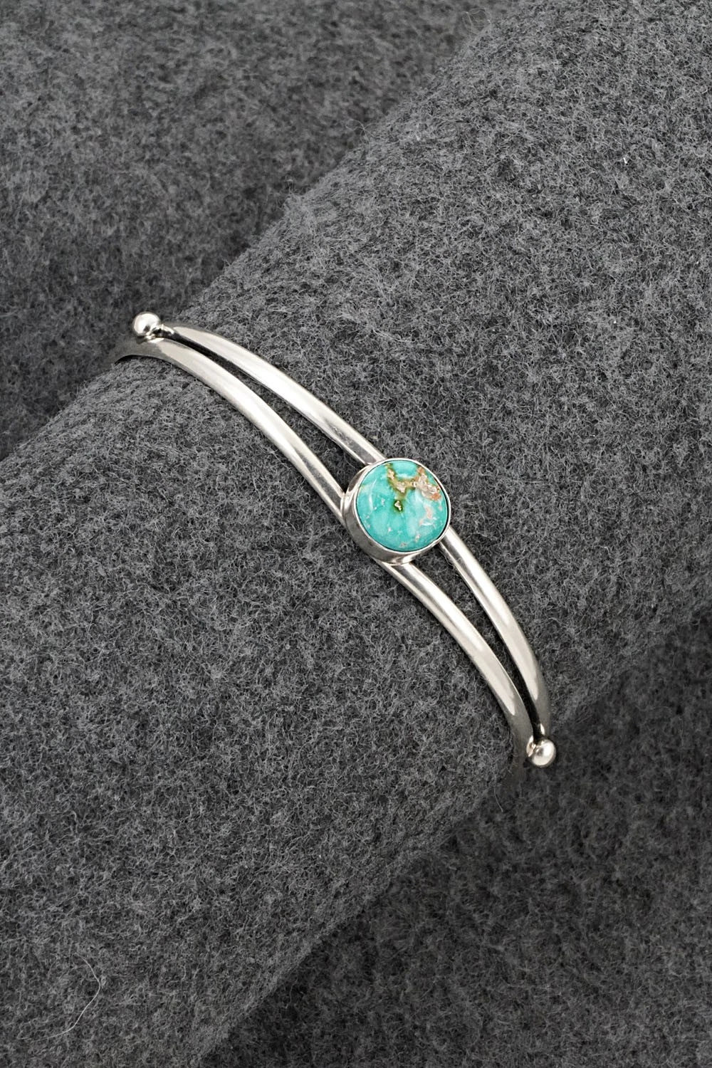 Turquoise & Sterling Silver Bracelet - Rosemary Saunders