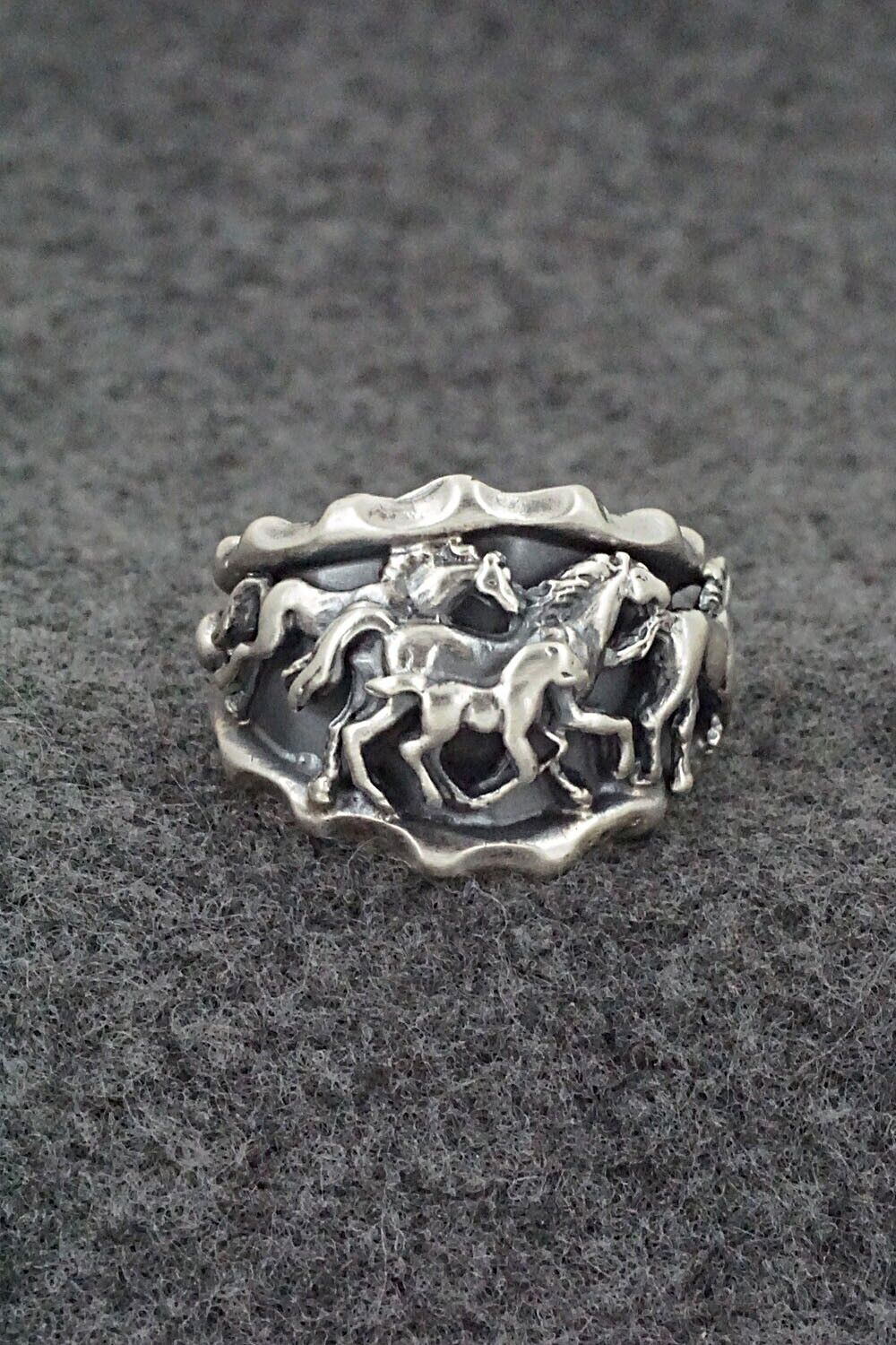 Sterling Silver Ring - Genevieve Francisco - Size 9.5