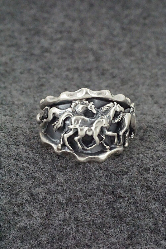 Sterling Silver Ring - Genevieve Francisco - Size 9.5
