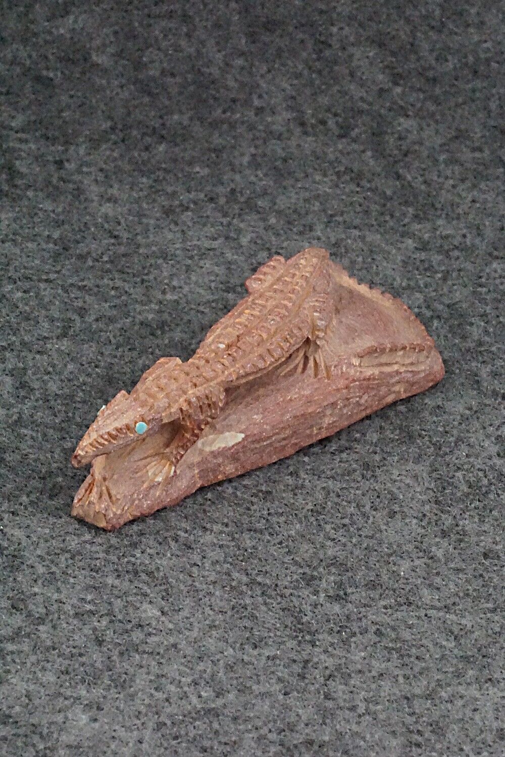 Lizard Zuni Fetish Carving - Jensen Charlie