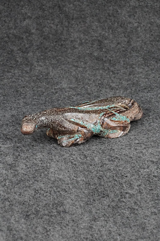 Lizard Zuni Fetish Carving - Harvey Kallestewa