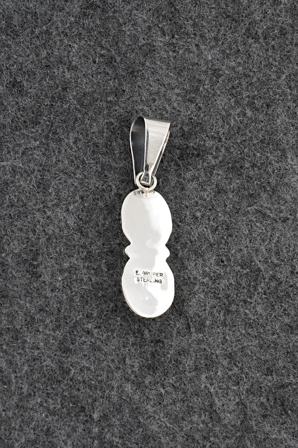 Turquoise & Sterling Silver Pendant - Eugene Gruber