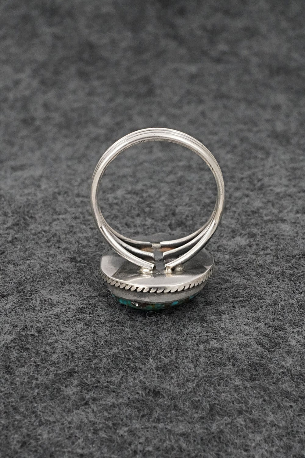 Turquoise & Sterling Silver Ring - Rena Begay - Size 9