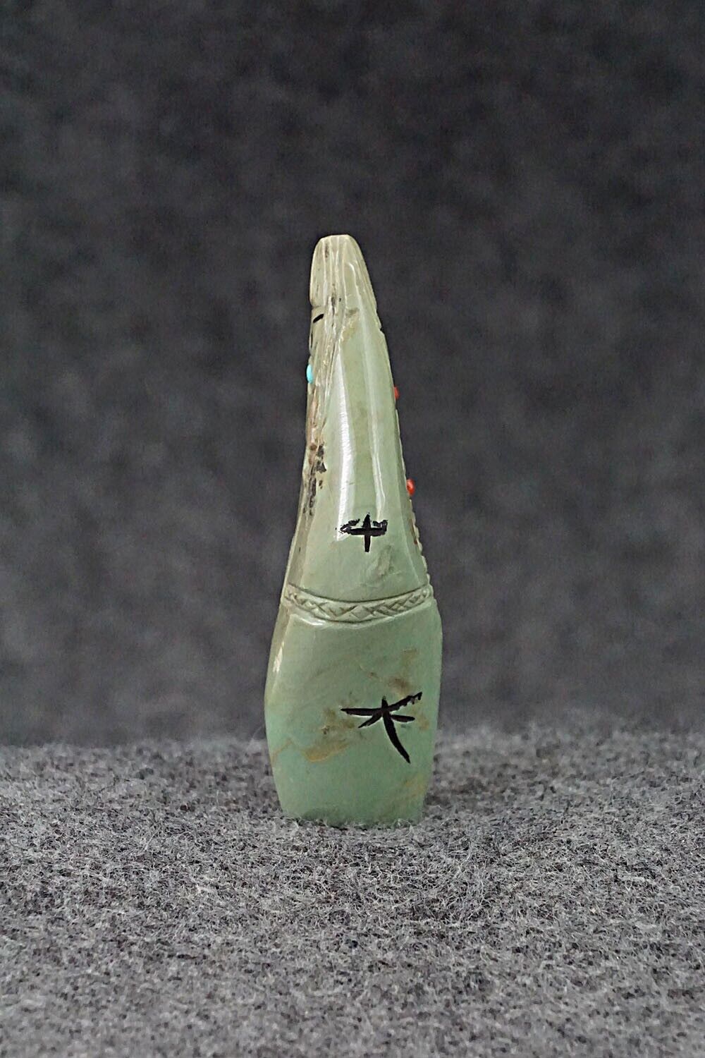 Corn Maiden Zuni Fetish Carving - Sandra Quandelacy