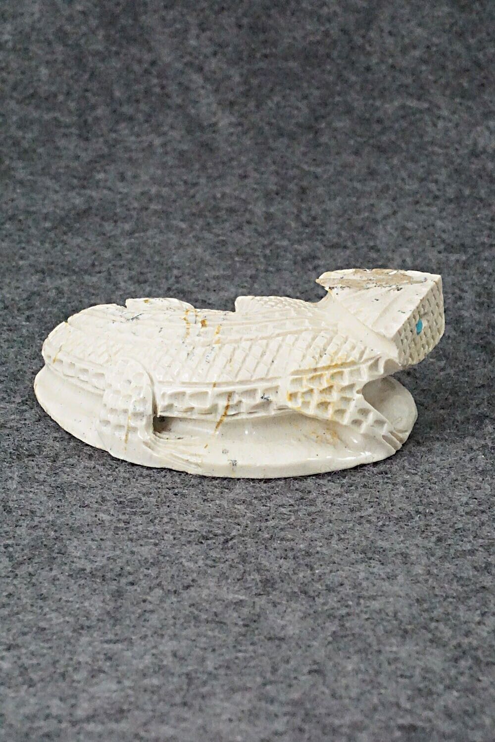 Horned Toad Zuni Fetish Carving - Jensen Charlie