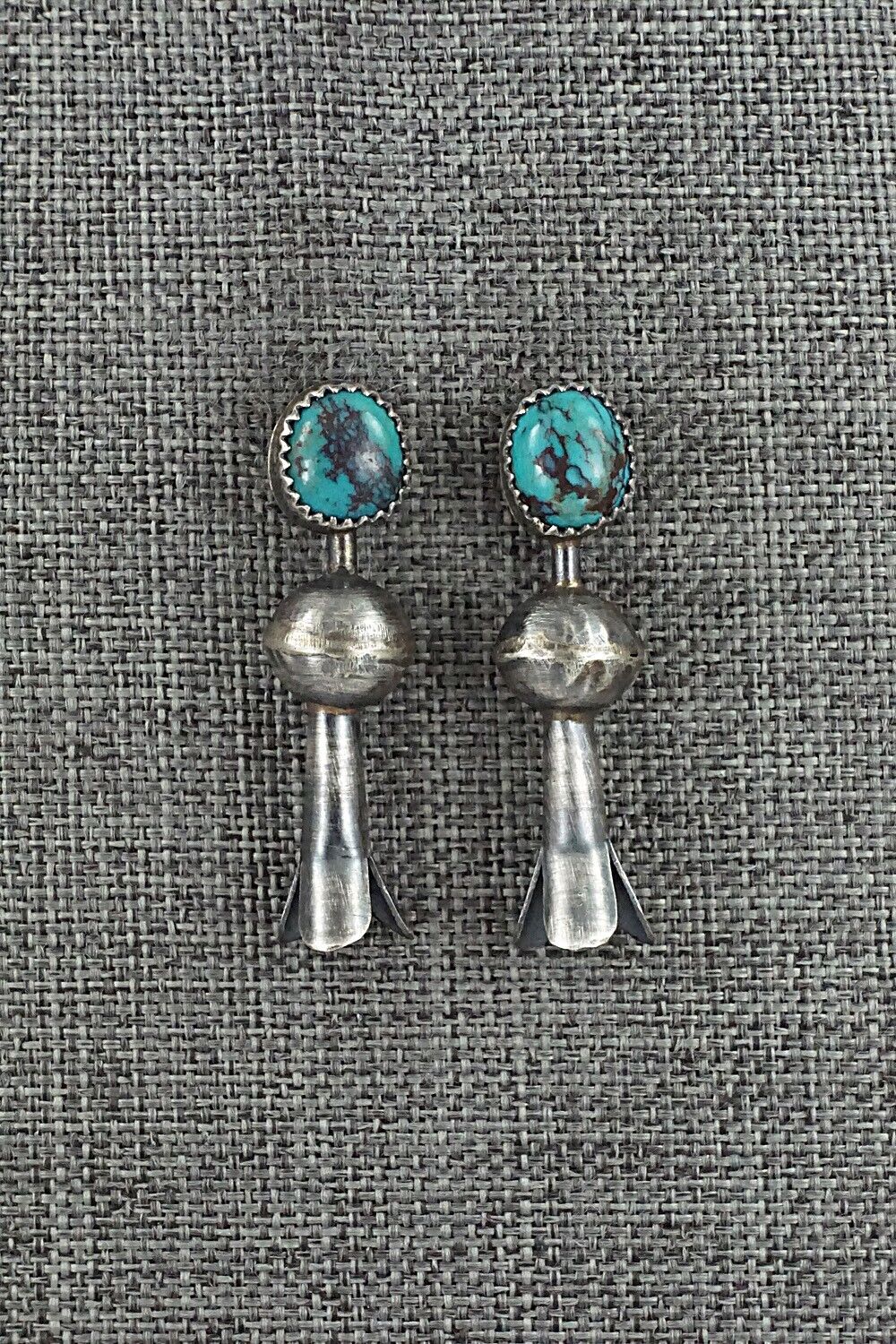 Turquoise & Sterling Silver Earrings - Emily Tsosie