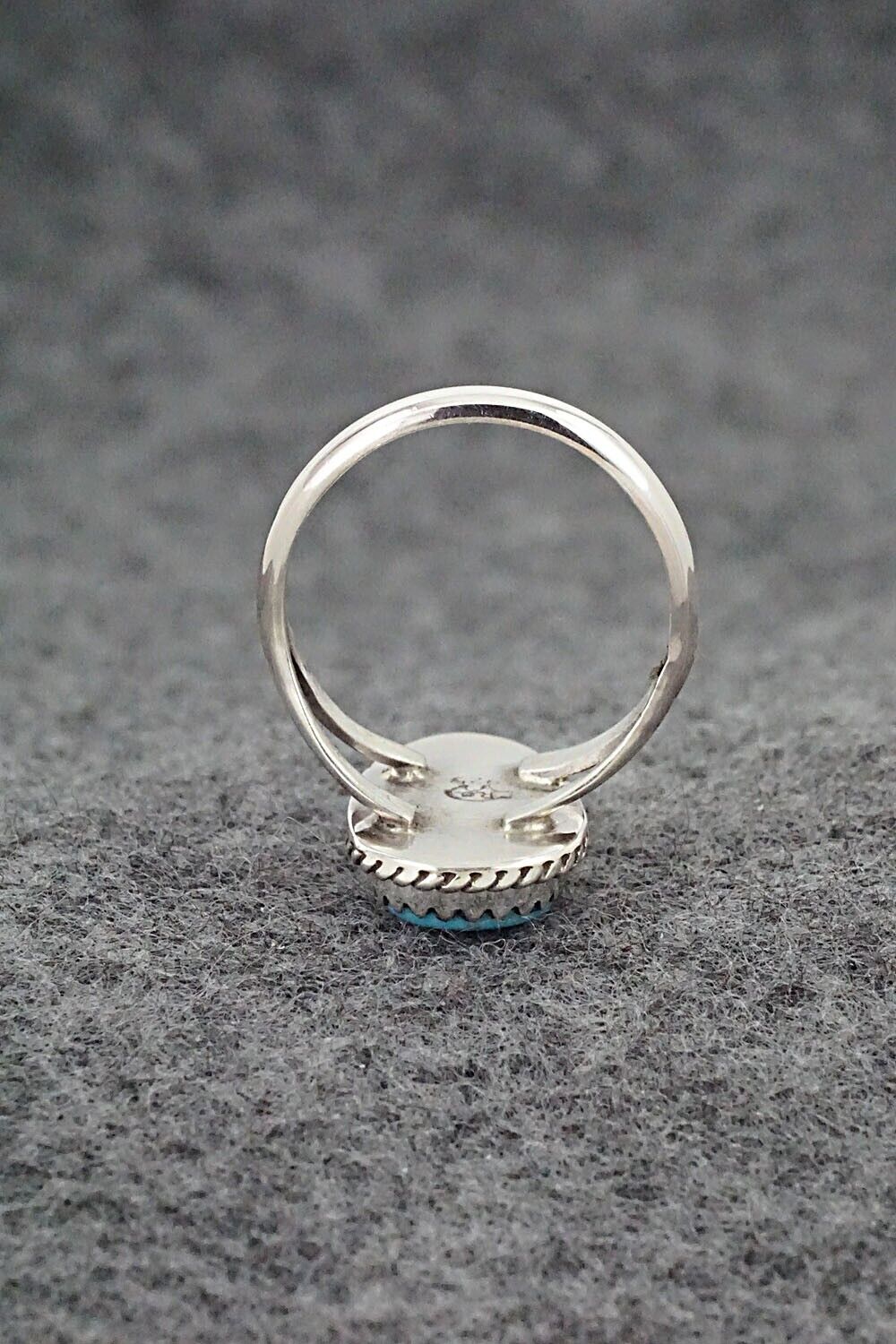 Turquoise & Sterling Silver Ring - Robert Martinez - Size 7