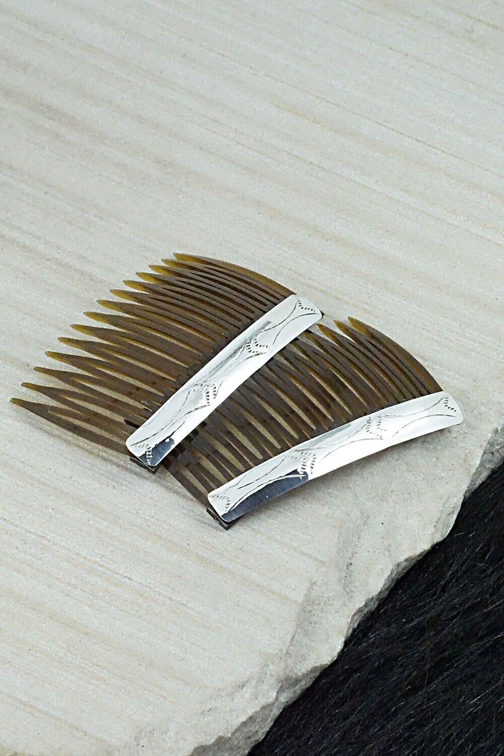 Sterling Silver Hair Combs - Randall Dalgai