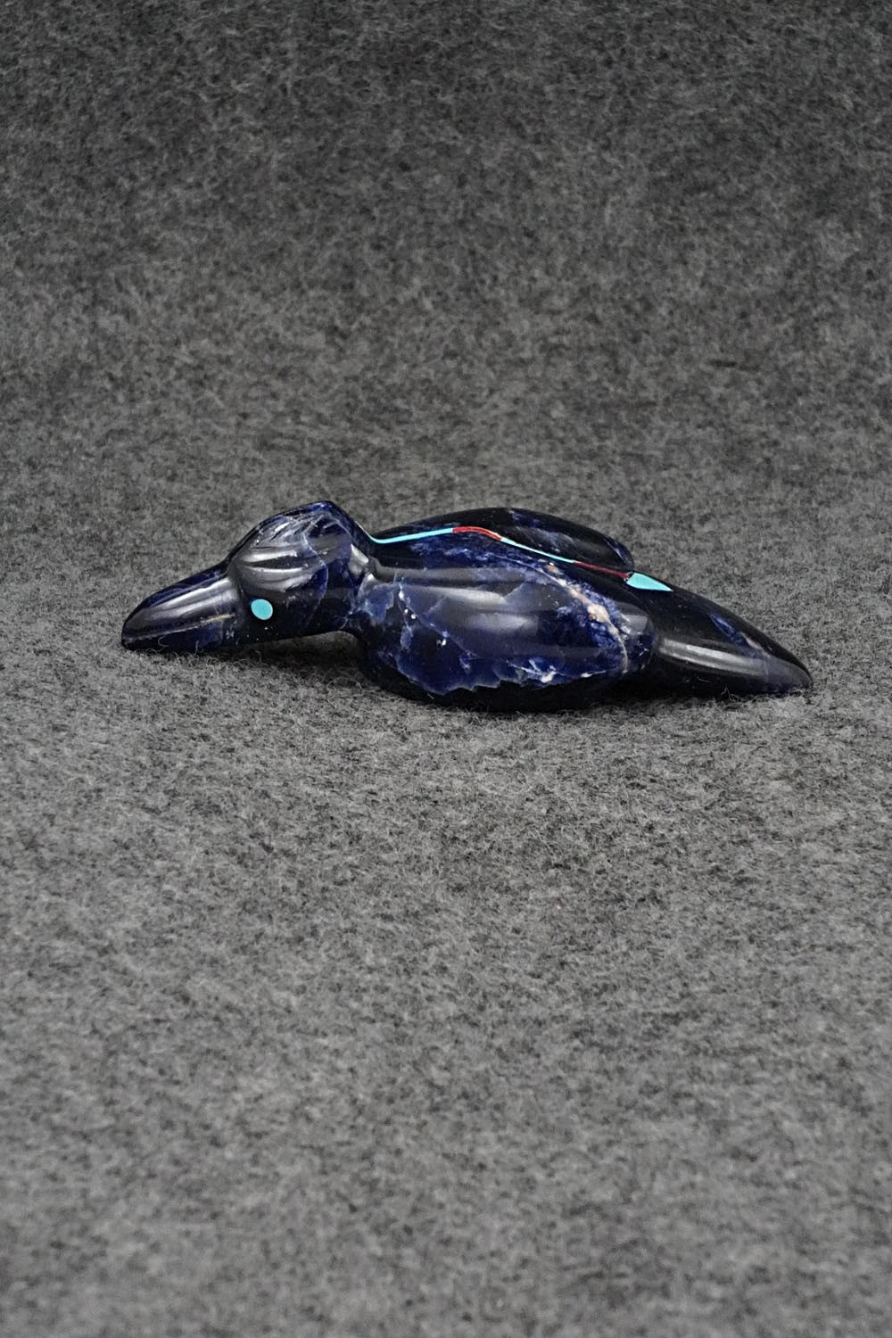 Roadrunner Zuni Fetish Carving - Kenric Laiwakete