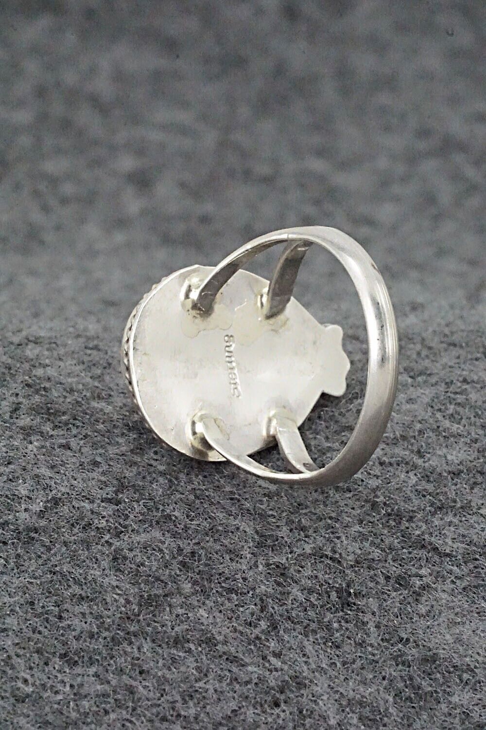 White Buffalo & Sterling Silver Ring - Paige Gordon - Size 9