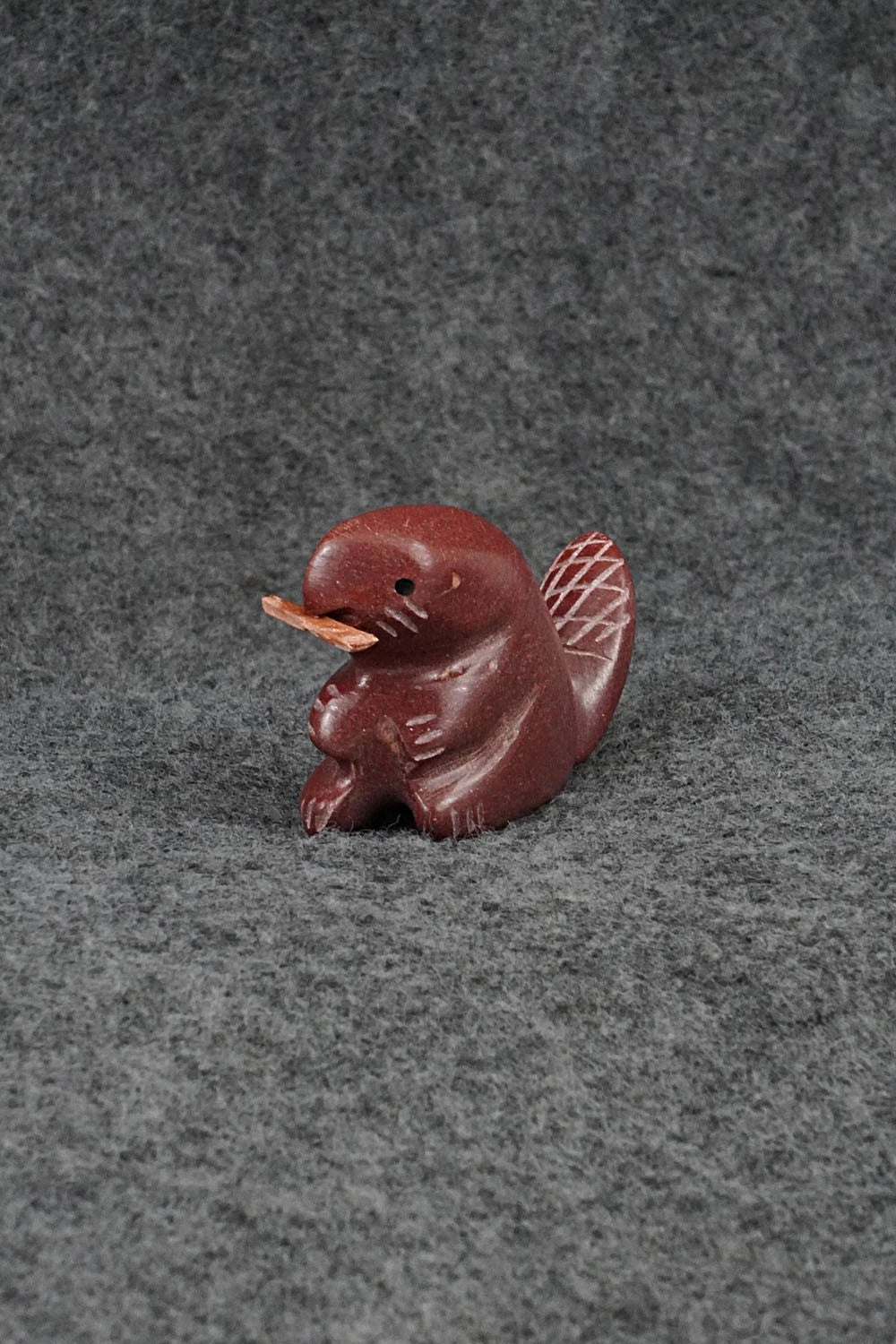 Beaver Zuni Fetish Carving - Justin Red Elk