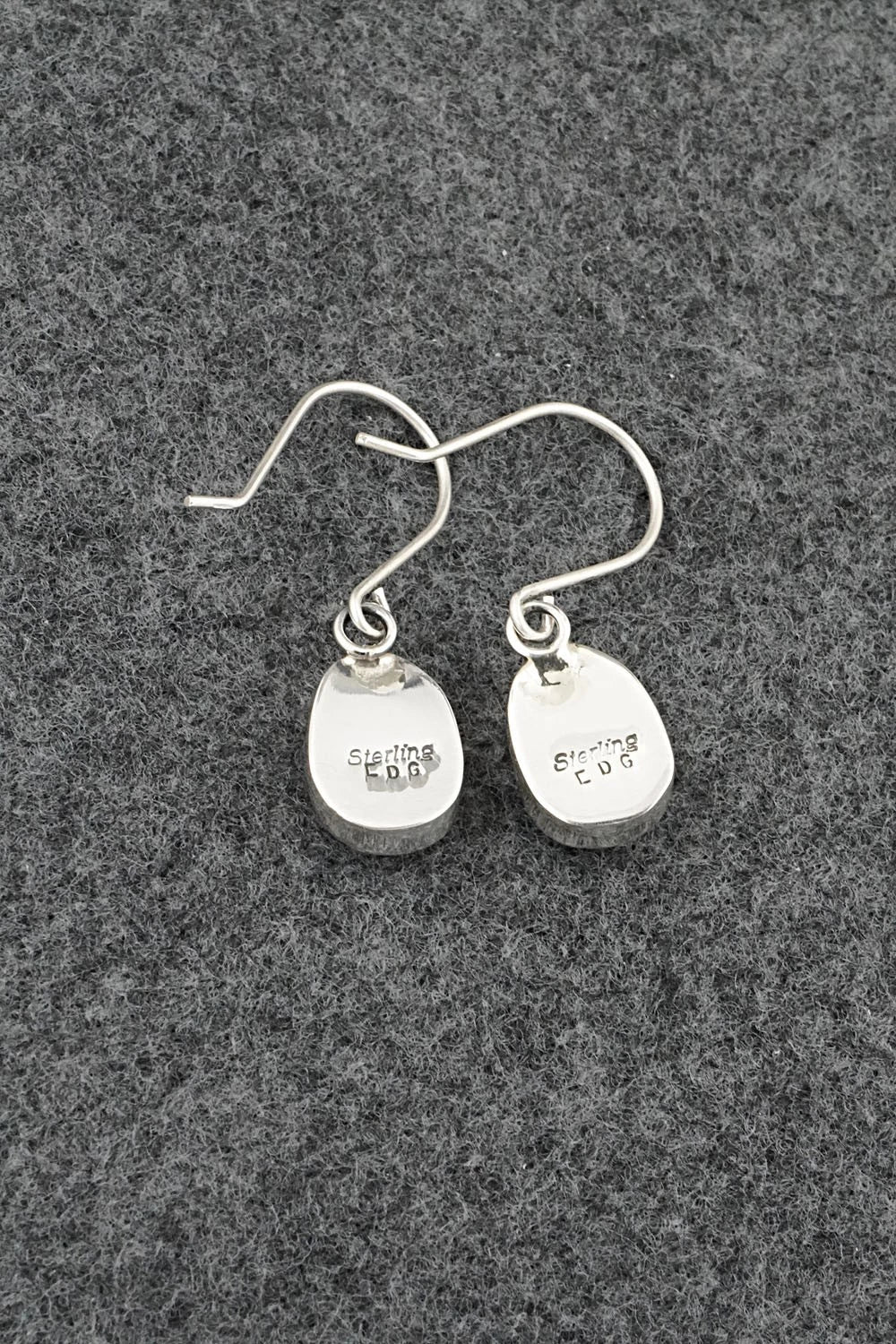Turquoise & Sterling Silver Earrings - Eugene Gruber
