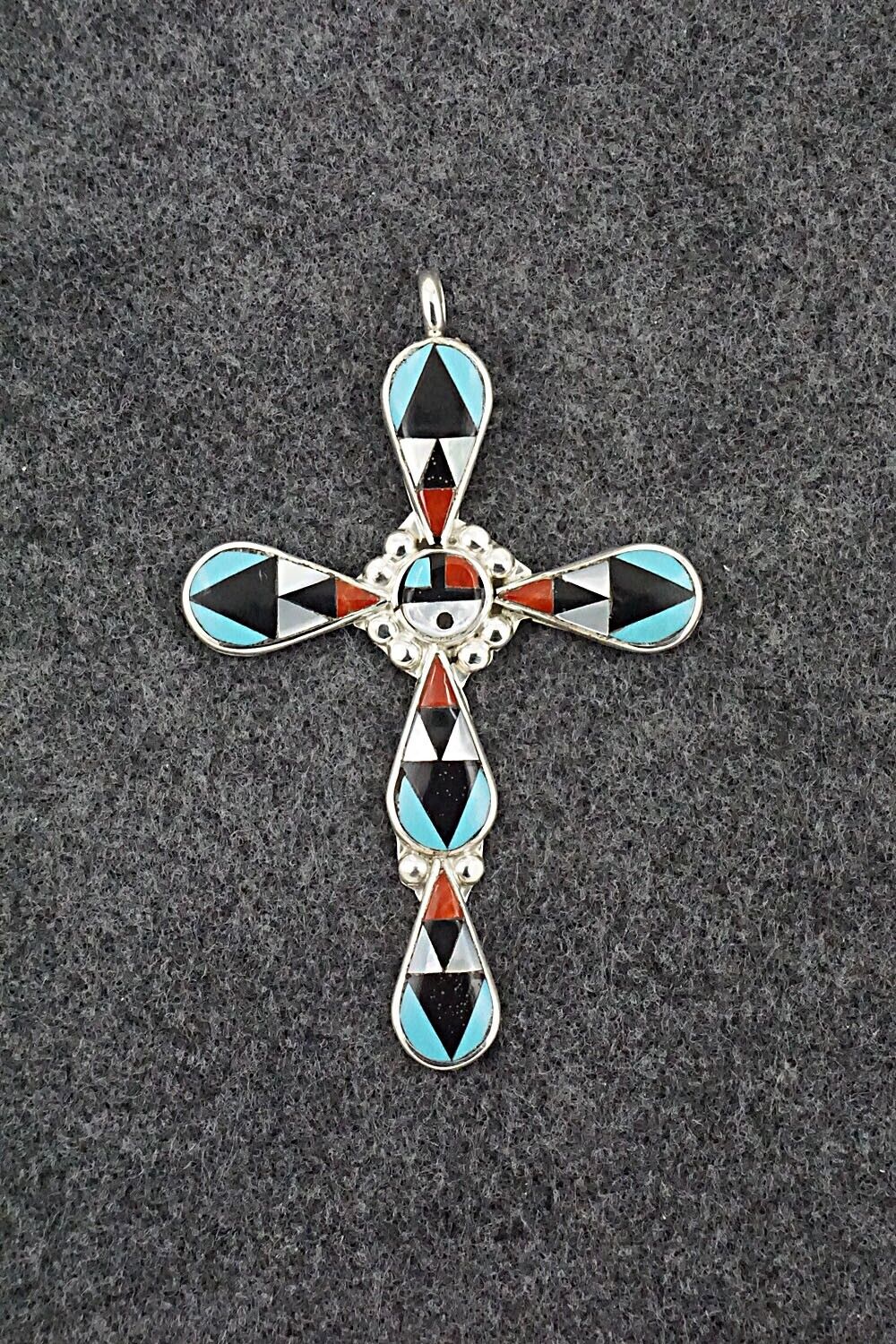 Multi-Stone & Sterling Silver Pendant - Florency Lucio