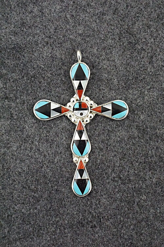 Multi-Stone & Sterling Silver Pendant - Florency Lucio