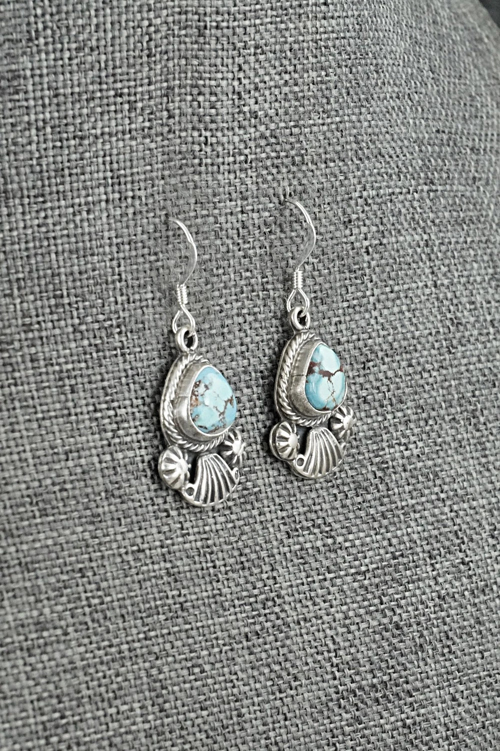 Turquoise & Sterling Silver Earrings - Verley Betone