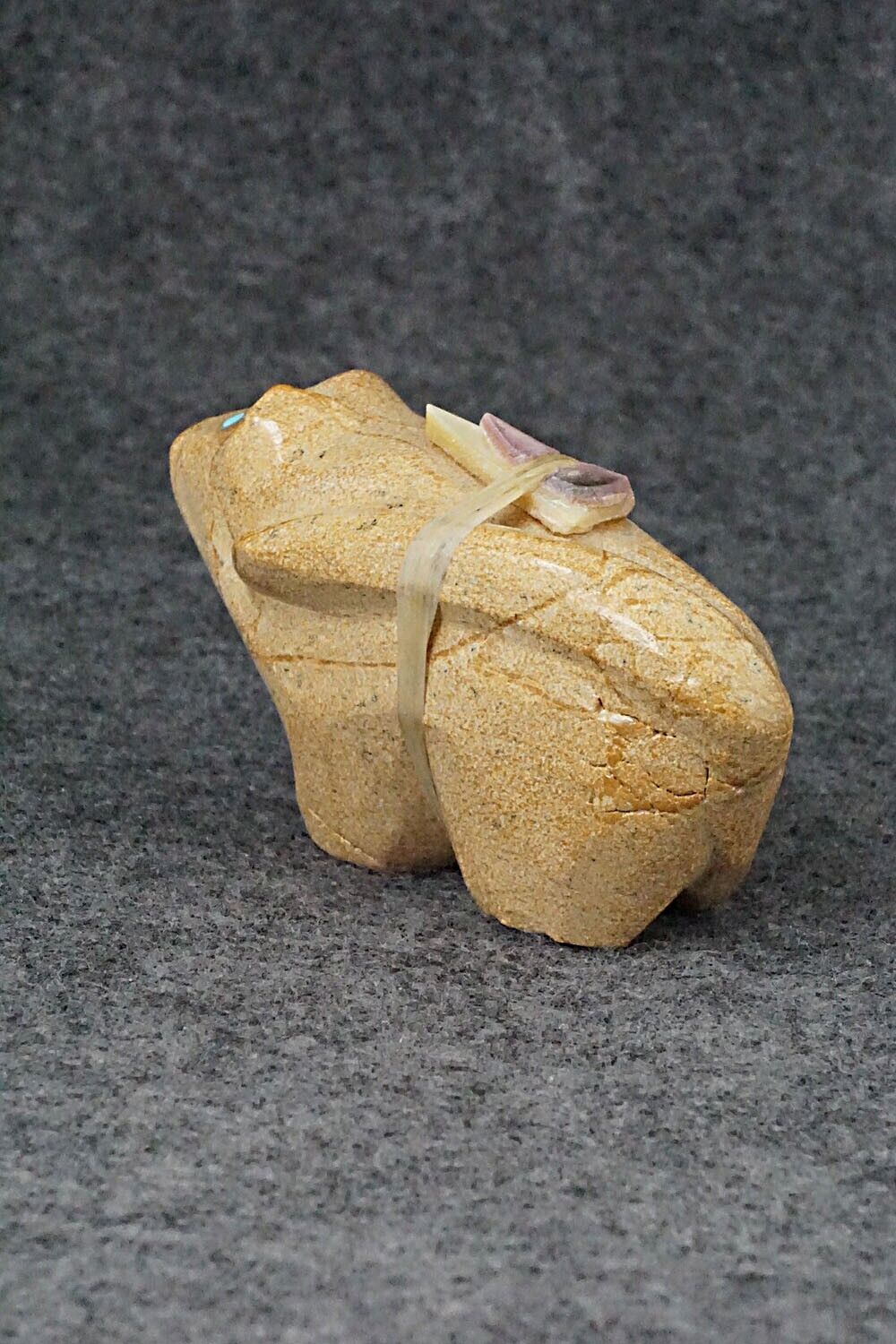 Mountain Lion Zuni Fetish Carving - Delvin Leekya
