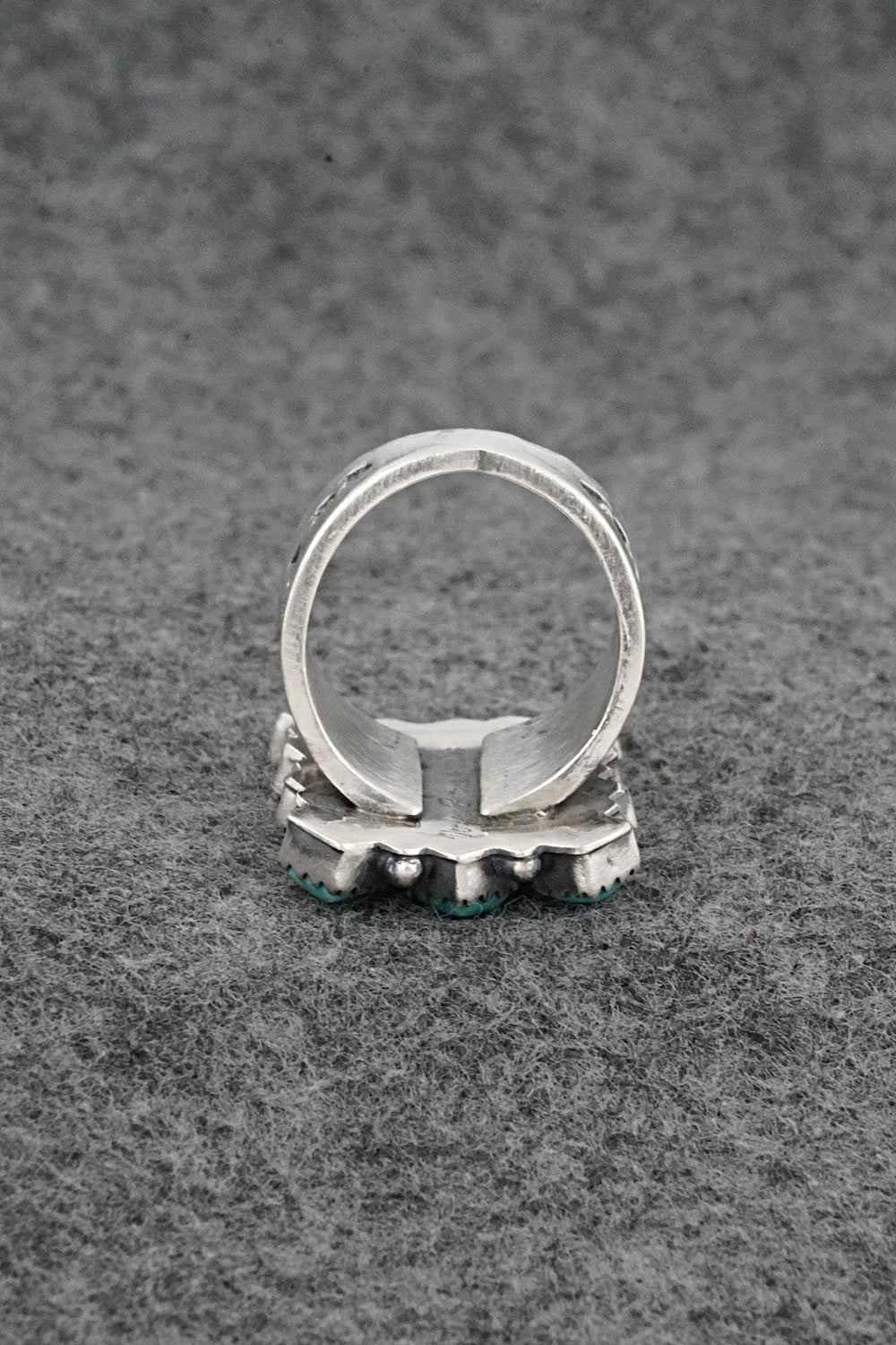 Turquoise & Sterling Silver Ring - Verley Betone - Size 7