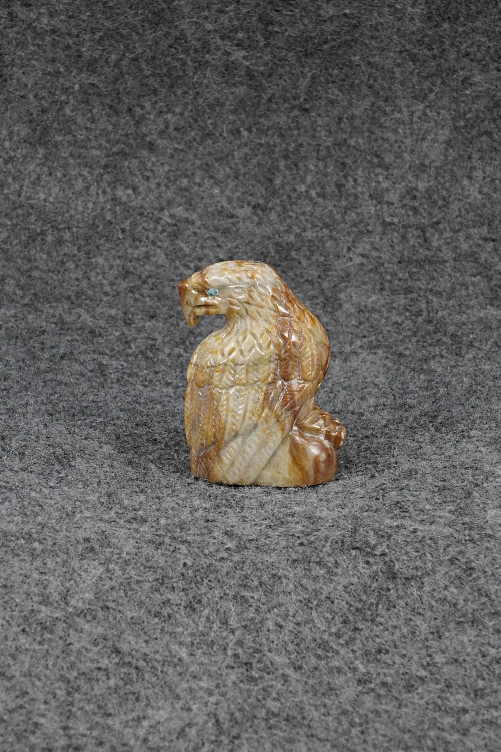 Eagle Zuni Fetish Carving - Randy Lucio