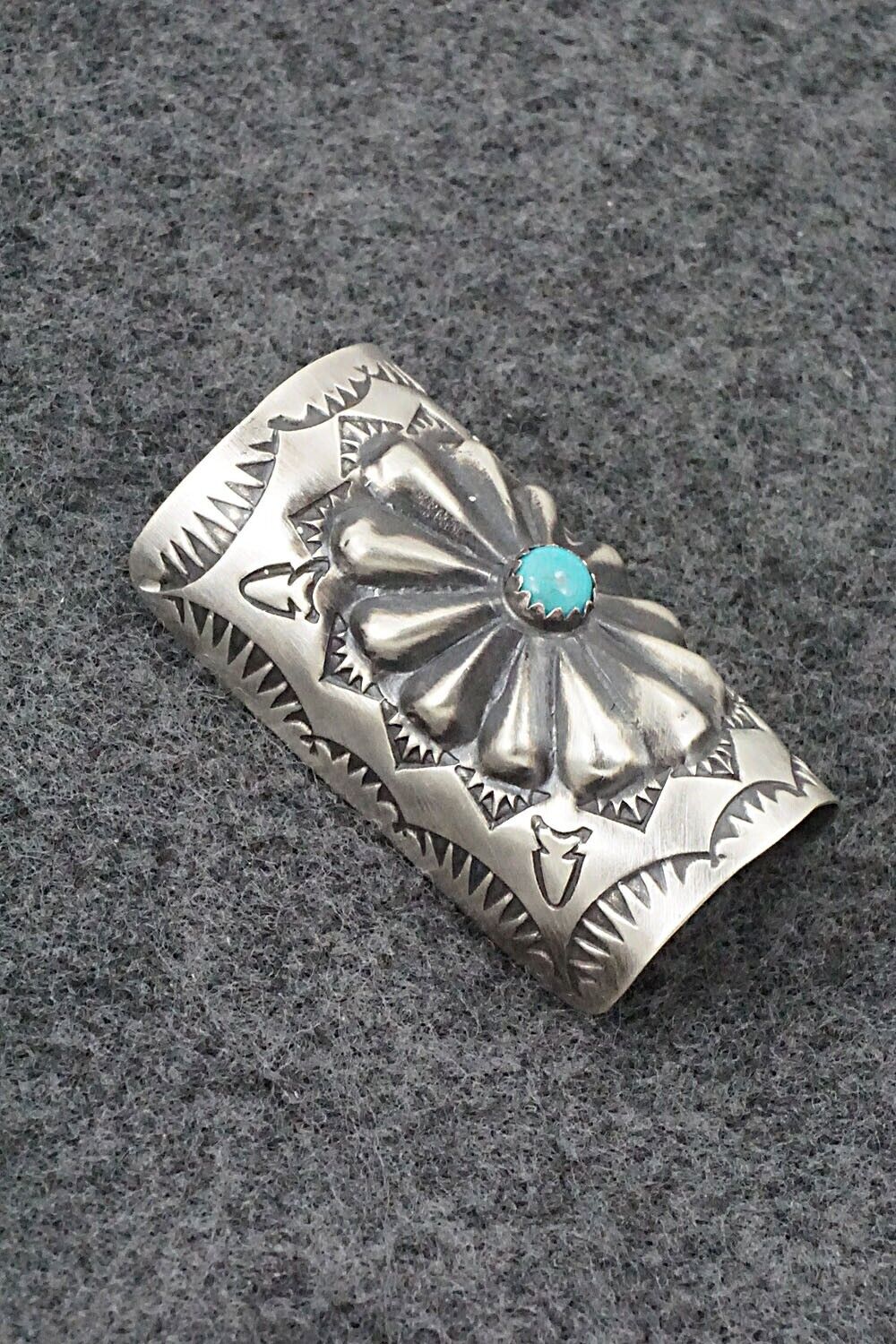 Turquoise & Sterling Silver Hair Pin - Arlene Soce