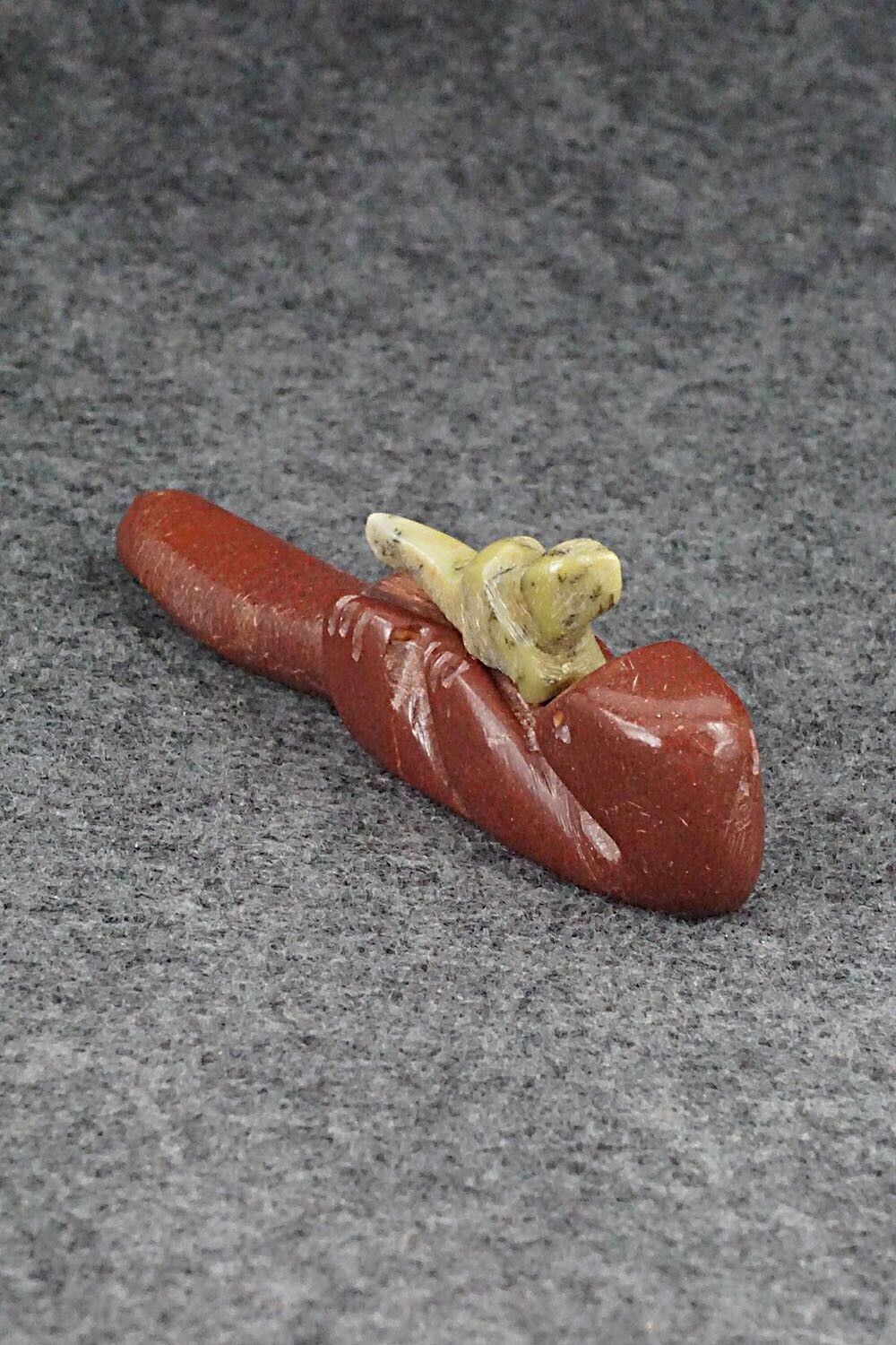 Otter with Pup Zuni Fetish Carving - Justin Red Elk
