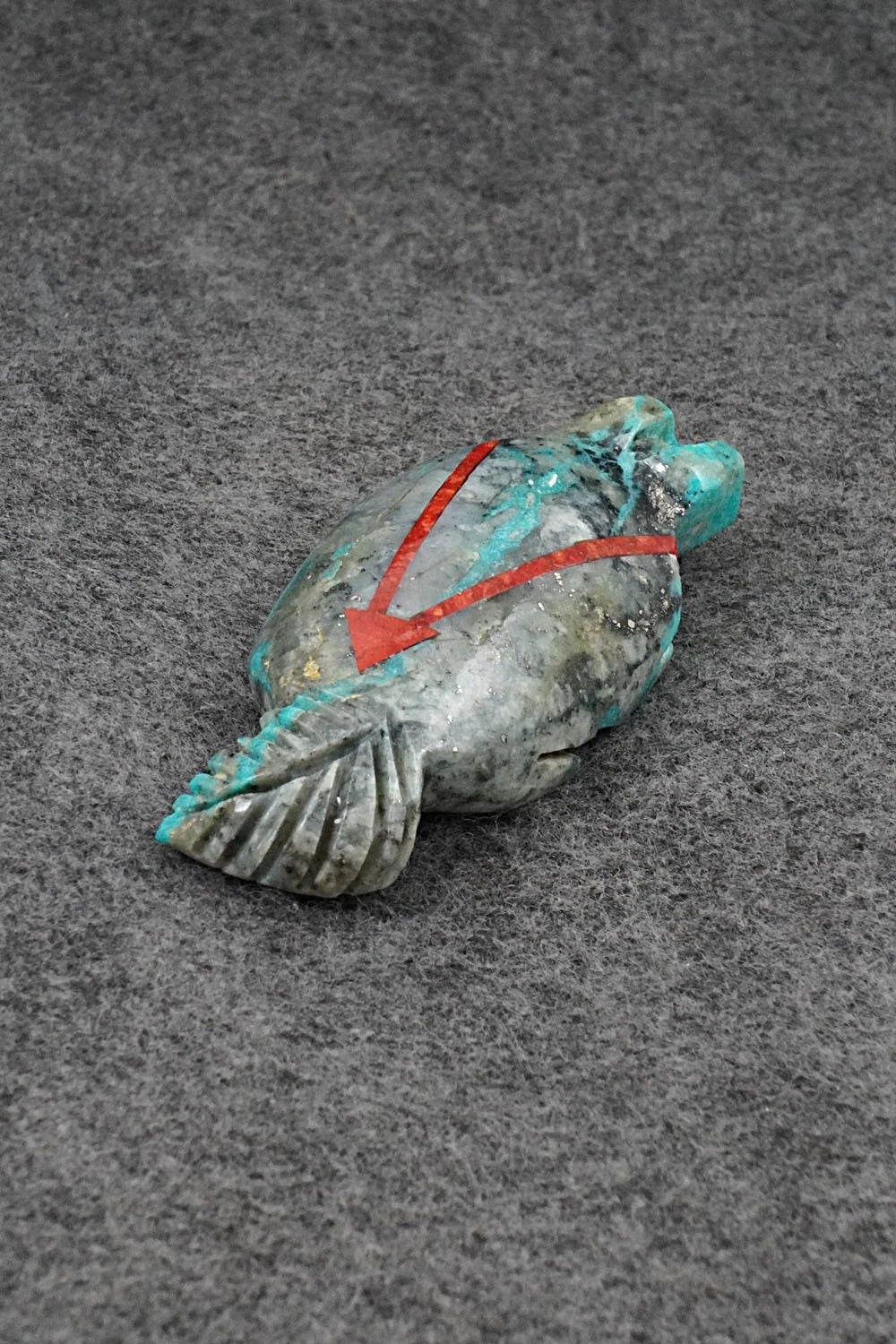 Badger Zuni Fetish Carving - Bernard Laiwekete