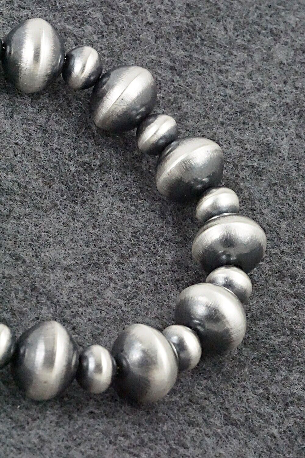 Sterling Silver Navajo Pearl Bracelet - Tonisha Haley