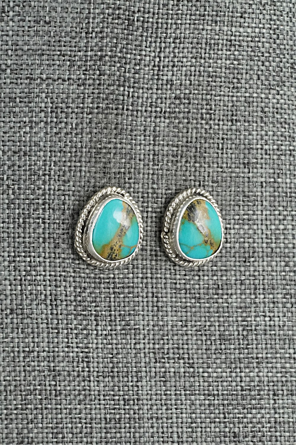 Turquoise & Sterling Silver Earrings - Byron Begay