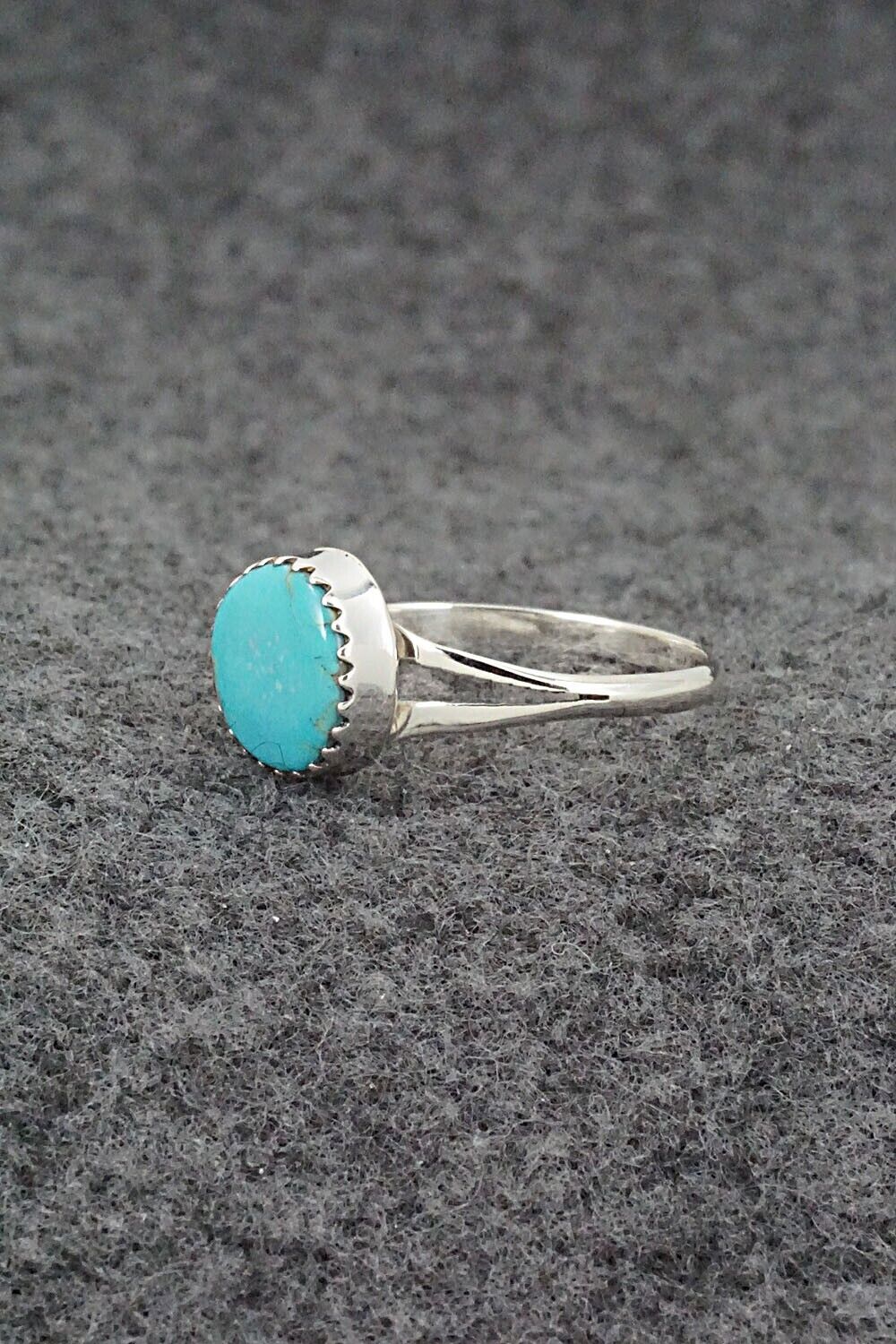 Turquoise & Sterling Silver Ring - Sharon McCarthy - Size 8.75