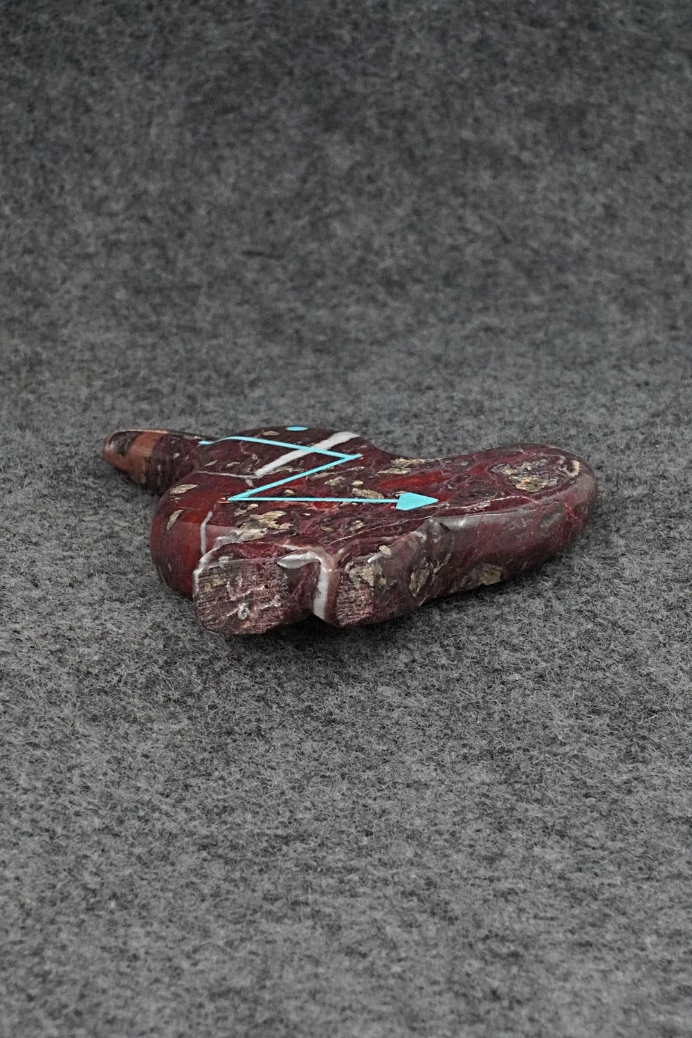 Humming Bird Zuni Fetish Carving - Kenric Laiwakete