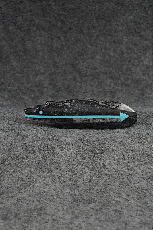 Bear Zuni Fetish Carving - Bernard Laiwakete