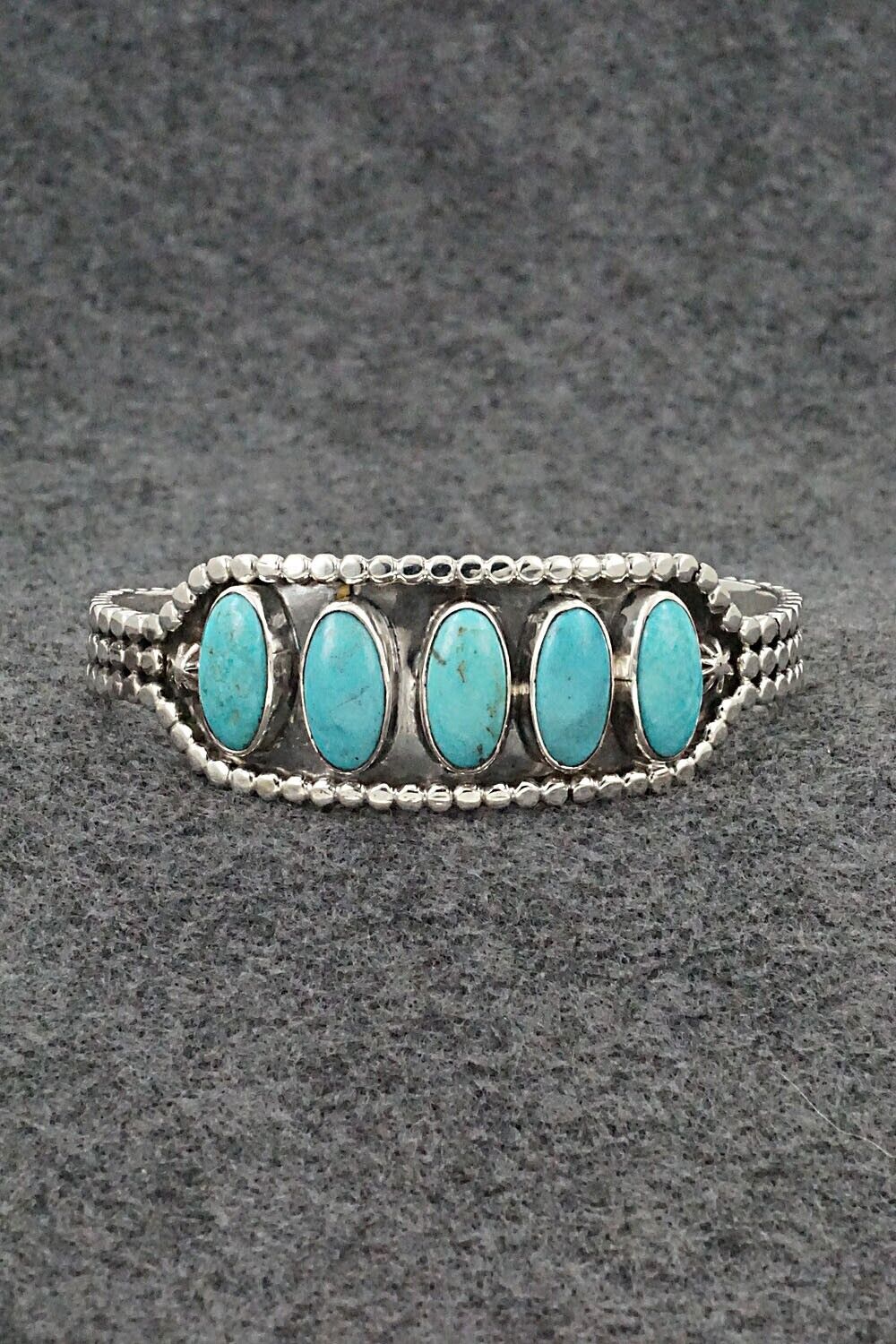 Turquoise & Sterling Silver Bracelet - Darrell Morgan