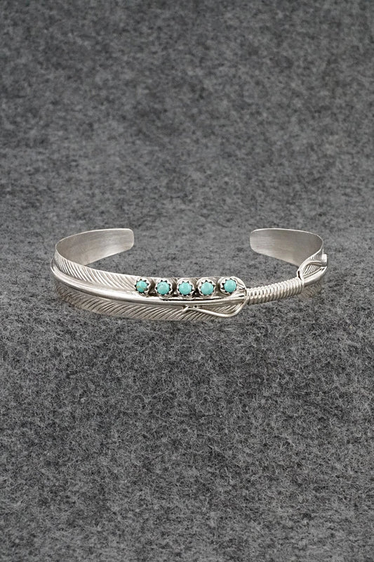 Turquoise and Sterling Silver Bracelet - Aaron Davis