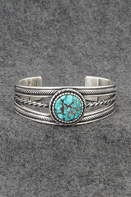 Turquoise & Sterling Silver Bracelet - Roland Dixon