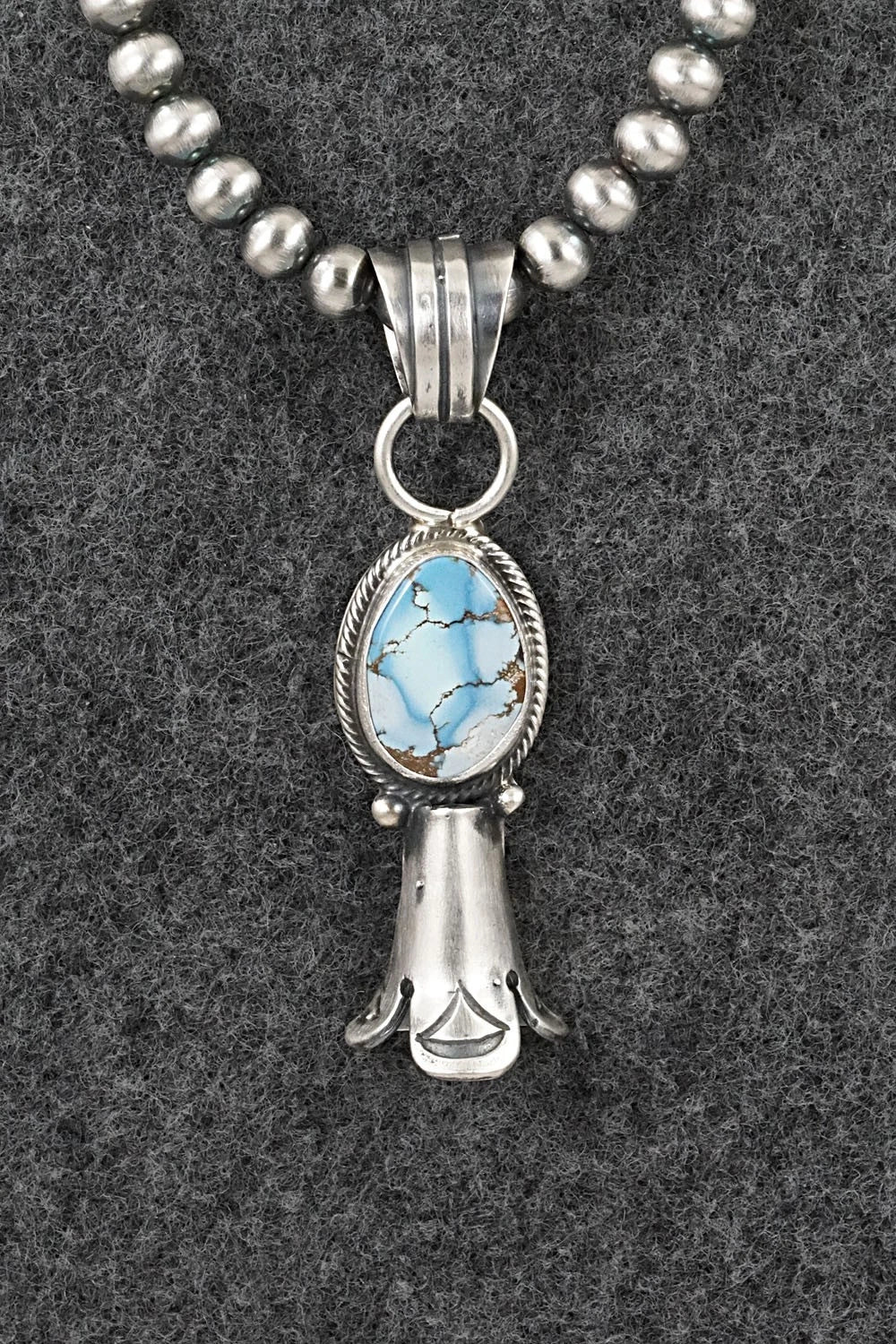 Turquoise & Sterling Silver Necklace - Sharon McCarthy